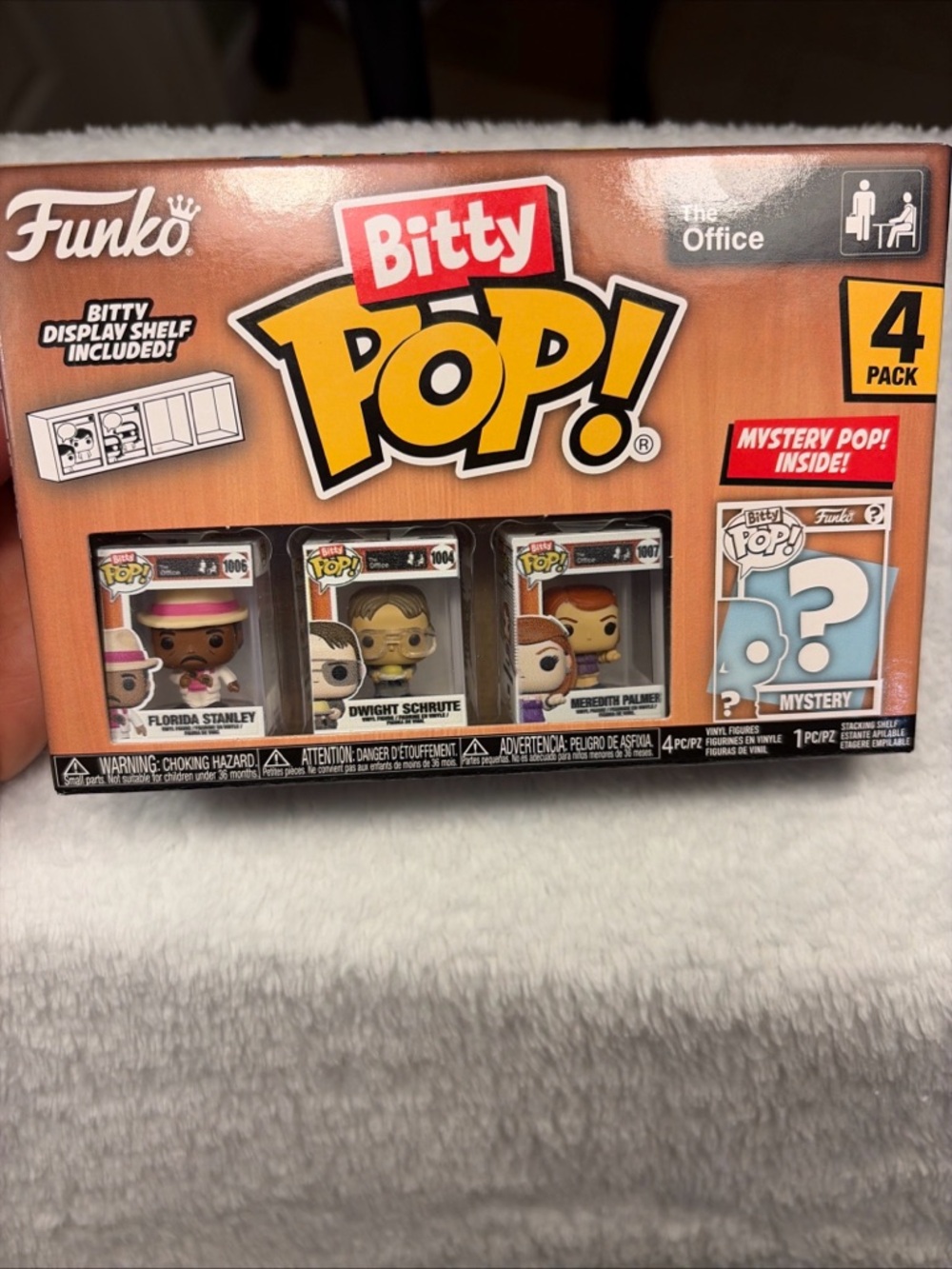 Funko Bitty Pop! The Office Four-Pack Orange Brown Black